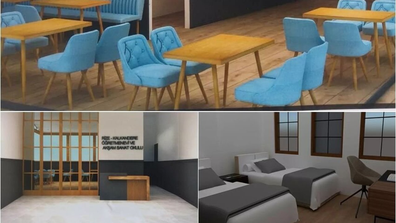 Kalkandere Öğretmenevi Yenileniyor