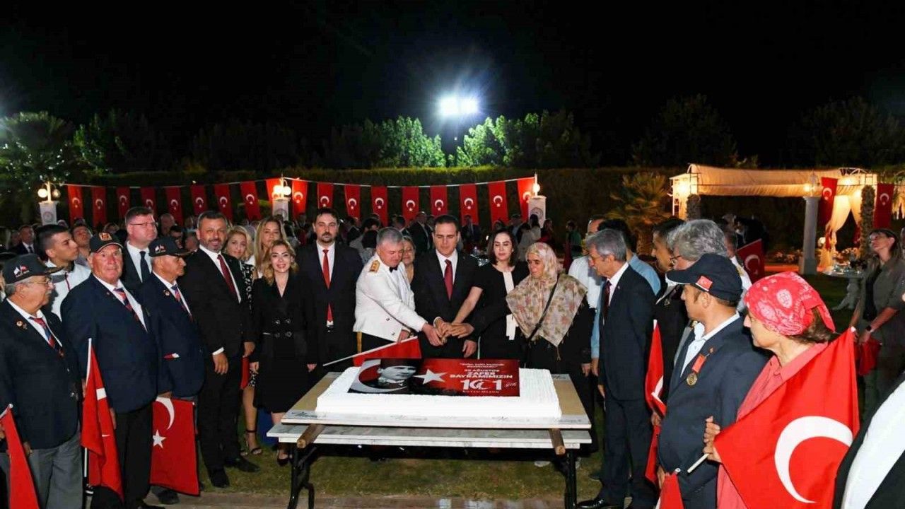 Muğla’da 30 Ağustos Zafer Bayramı kabul töreni