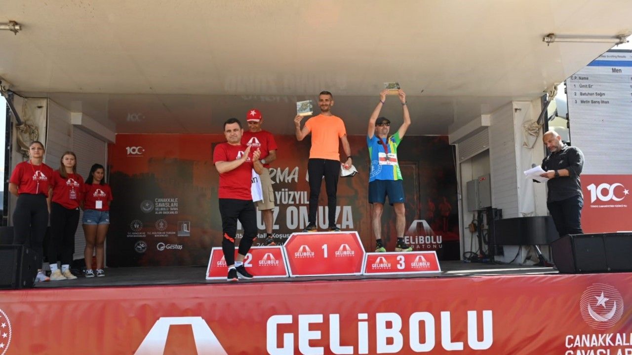 Tarihi Alan’da düzenlenen Uluslararası Gelibolu Maratonu sona erdi