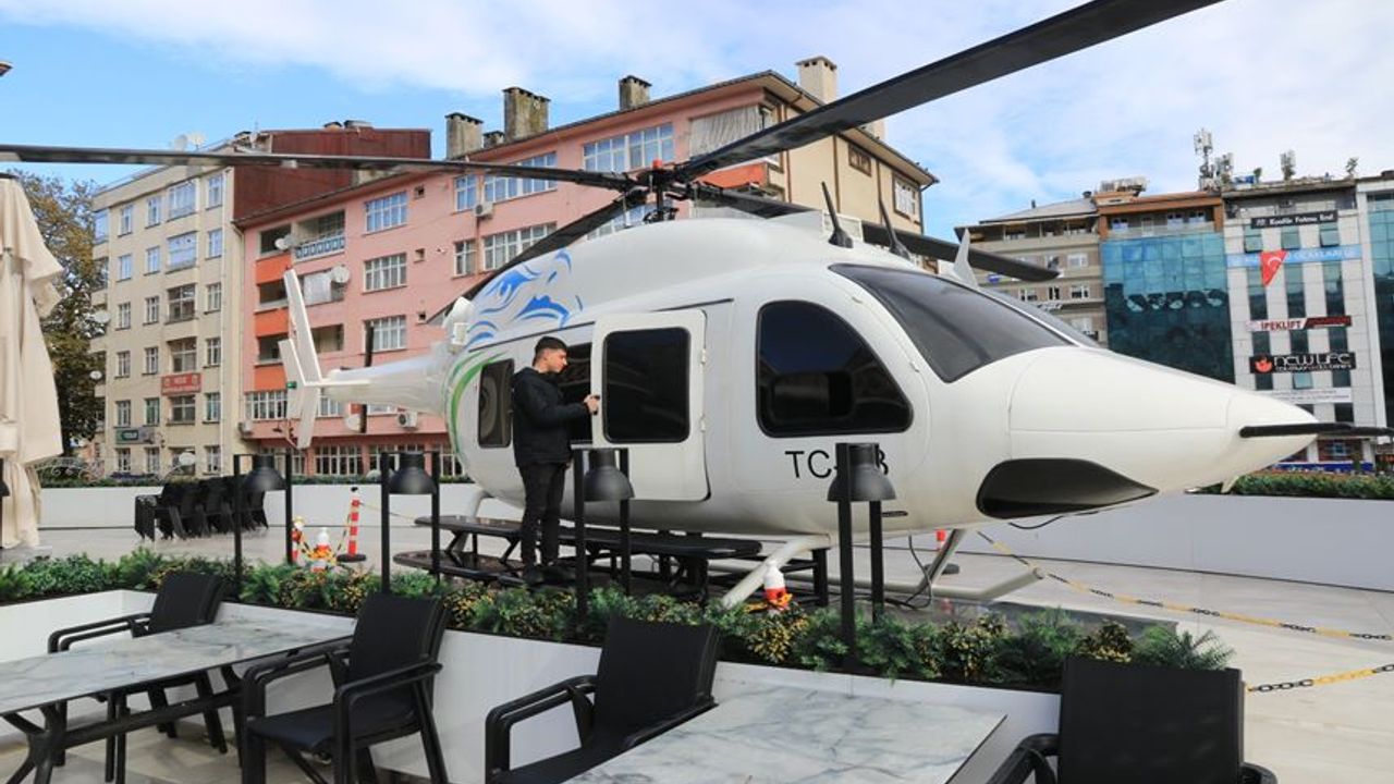 Rize’de Helikopterli Similasyon Hizmete Açıldı