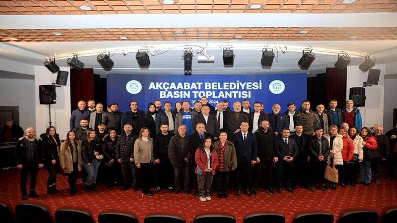 Akçaabat Belediye Başkanı Osman Nuri Ekim Basın Mensuplarıyla Bir Araya Geldi