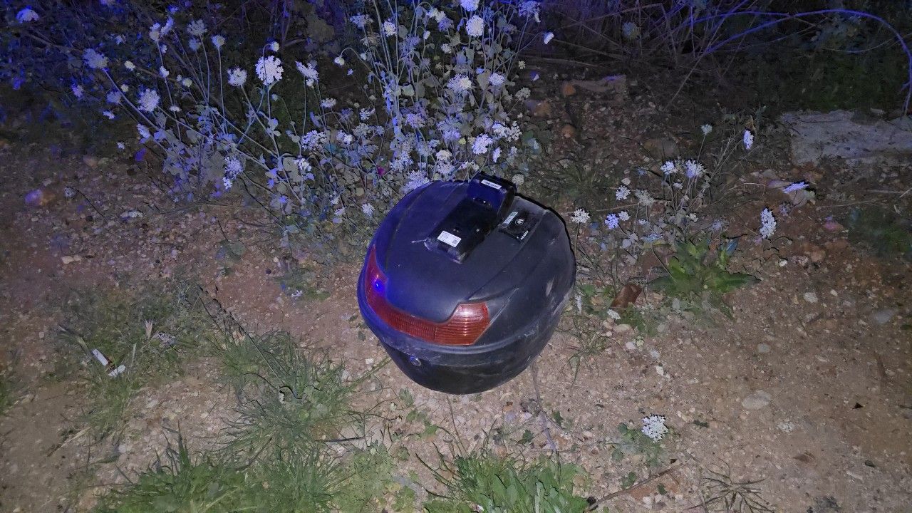 Çalıntı motosikletle polisten kaçan 2 kişi, kaza yapınca yakalandı