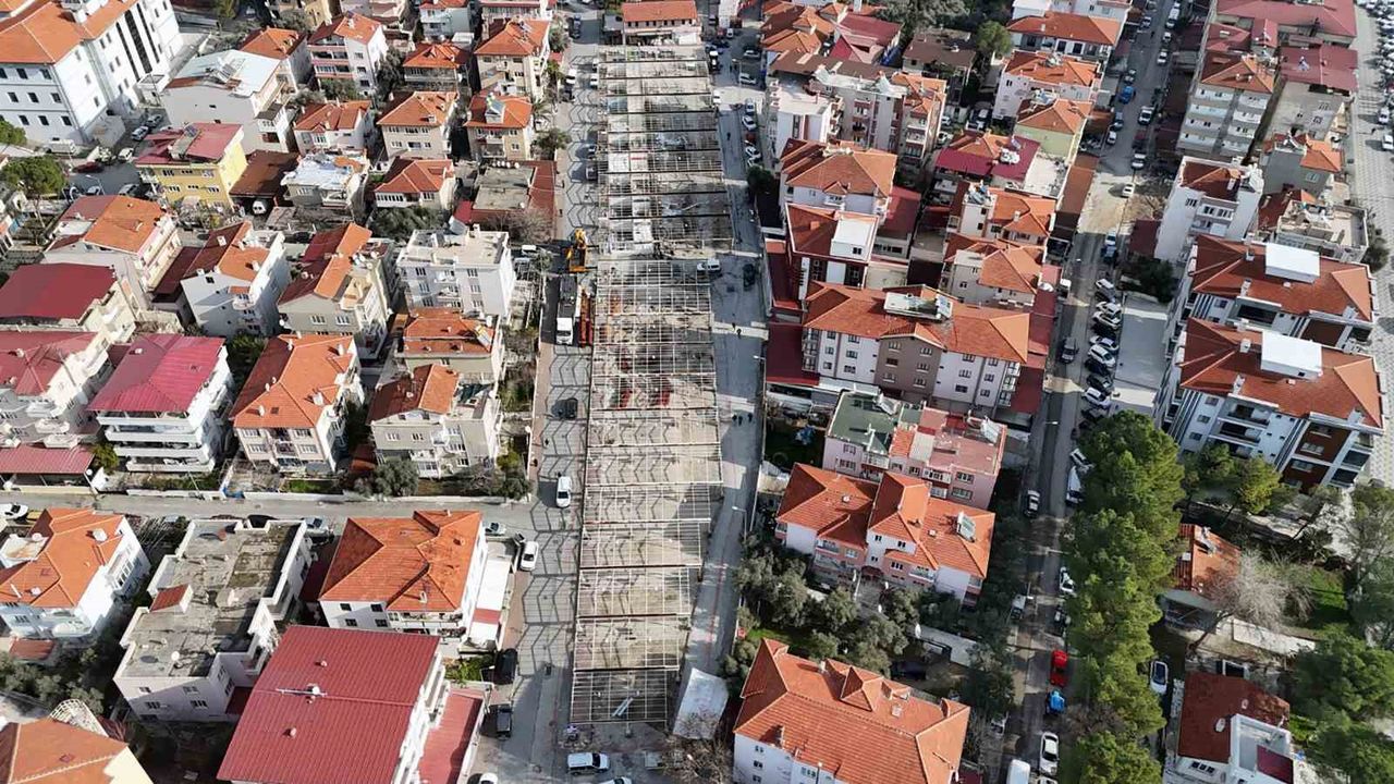 Yatağan pazaryeri modern ve konforlu bir yapıya kavuşuyor