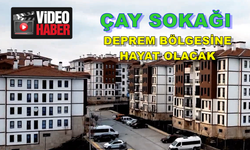 Çay Sokağı, Deprem Bölgesine Hayat Olacak