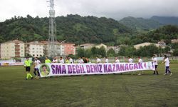 Artvin'deki Futbol Maçının Geliri SMA'lı Bebeğe Bağışlandı