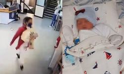 İzmir’de Hastaneden Bebeğin Kaçırıldığı Anlar Kamerada