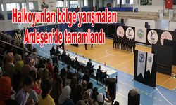 Türkiye Halkoyunları Bölge Yarışmaları Ardeşen’de Tamamlandı