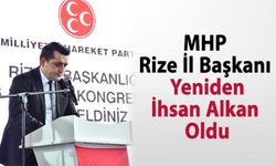 MHP Rize İl Başkanlığına İhsan Alkan Yeniden Seçildi