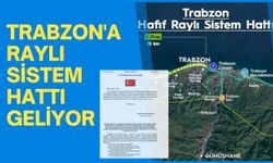 Trabzon'a Raylı Sistem Hattı Geliyor