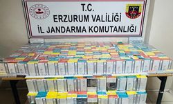Erzurum'da Jandarma’dan Kaçak Sigara Operasyonu