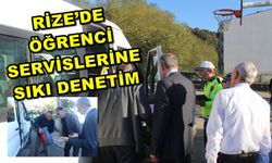 Rize’de Öğrenci Servisleri Denetlendi