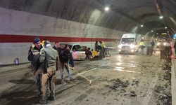 Rize'de Ovit Tüneli'ndeki Trafik Kazasında 3 Kişi Yaralandı