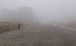 Şanlıurfa’da sis nedeniyle görüş mesafesi 25 metreye kadar düştü