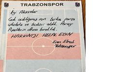 Trabzonsporlu Oyuncular Büfeden Aldıkları Çikolata ve Bisküvilerin Parasını Not Yazarak Bıraktılar