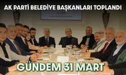 AK Parti'li Belediye Başkanları İyidere'de Toplandı