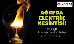 Ağrı'da 14 Aralık 2023 Perşembe Günü Elektrik Kesintisi Yaşanacak Yerler! O Mahalle ve İlçeler Elektriksiz Kalacak.