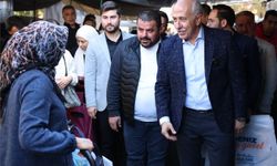 Başkan Gültak, Kiremithane Mahallesi semt pazarını gezdi