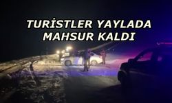 Bayburt'ta Kar Nedeniyle Yaylada Mahsur Kalan 9 Turist Kurtarıldı