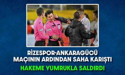 MKE Ankaragücü-Çaykur Rizespor Maçının Ardından Saha Karıştı: Hakem Yumruklandı