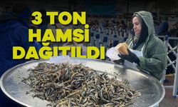 6. Rize Hamsi Festivali'nin Kapanışında 3 Ton Hamsi Dağıtıldı