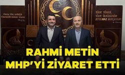 Rahmi Metin, MHP'yi Ziyaret Etti