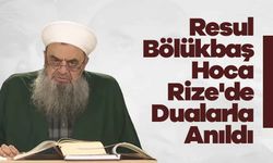 Resul Bölükbaş Hoca Rize'de Anıldı