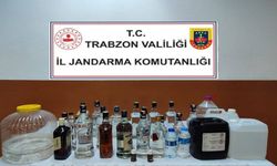 Trabzon'da 73 Yaşındaki Adam Evinde Sahte İçki İmal Ederken Yakalandı