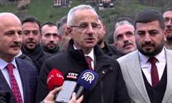 Ulaştırma ve Altyapı Bakanı Uraloğlu, Ardeşen-Çamlıhemşin Yolunda İnceleme Yaptı