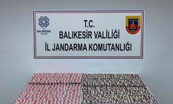 Balıkesir'de 7 bin 761 adet sentetik ecza hap ele geçirildi