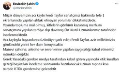 Ferdi Tayfur hakkında TV kanalındaki yorumlara inceleme