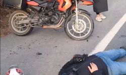 İstanbul- Beykoz'da motosikletlerin çarpıştığı anlar kamerada