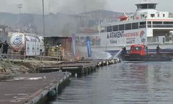 İstanbul- Pendik marinada yakıt istasyonunda yangın -3 / Ek görüntü