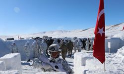 Kars'ta eksi 18 derecede 'Kış Tatbikatı-2025' / Ek fotoğraflar