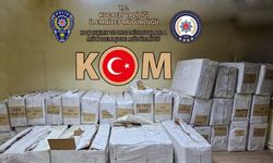 Kocaeli'de durdurulan TIR'da 170 bin adet gümrük kaçağı güneş gözlüğü ele geçirildi