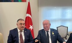 Marmara Grubu Vakfı Başkanı Akkan Suver'e 'Haydar Aliyev 100 Yıllık Madalyası'