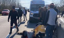 Sakarya'da otomobilin çarptığı bisikletli öldü