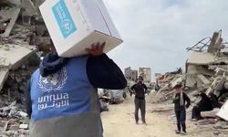 UNRWA, Gazze’ye ulaştırılan yardımların görüntülerini paylaştı