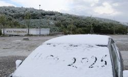 Düzce’de nisan ayında kar yağışı etkili oldu