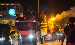 Hatay'da Galatasaraylı taraftarlar şampiyonluğu coşkuyla kutladı