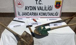 Aydın'da kaçak kazıya 8 gözaltı