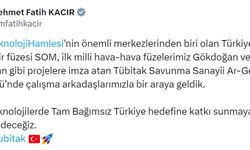 Bakan Kacır: Kritik teknolojilerde 'Tam Bağımsız Türkiye' hedefine katkı sunmaya devam edeceğiz