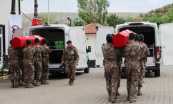 Çankırı'daki kazada yaşamını yitiren 2 polis memuru, memleketlerine uğurlandı