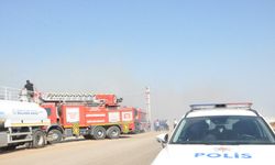 Gaziantep'te anız yangını 4 saatte söndürüldü