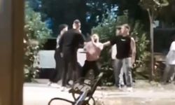 İstanbul - Ataşehir'de iki grubun tekme ve yumruklu kavgası kamerada