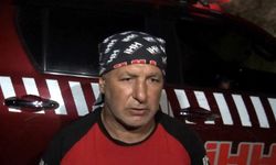 Piknikçiler, şelale suyu yükselince adacıkta mahsur kaldı