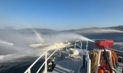 Bodrum’da motoryatta yangın / Ek fotoğraflar
