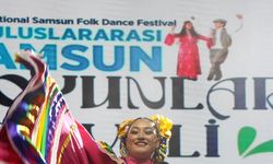 Samsun'da 10 yıl aradan sonra ‘Uluslararası Halk Oyunları Festivali’ başladı