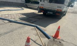 Ankara'da sağanak sonrası tahliye çalışması