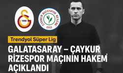 Galatasaray – Çaykur Rizespor Maçının Hakemi Açıklandı