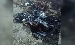 Motosiklet takla attı; 1 ölü, 1 ağır yaralı